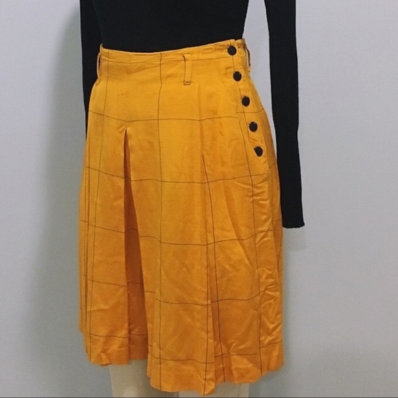 Vintage Pants - Rare 80's Vintage Orange With Black Strips Pants